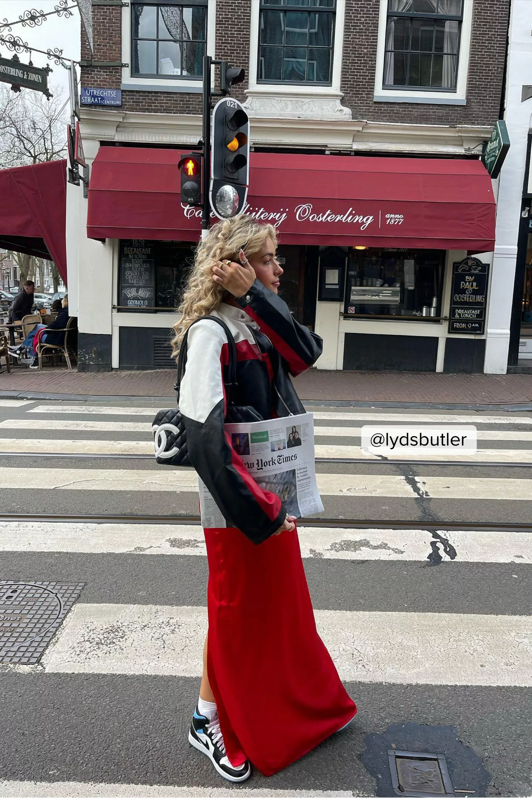 Sofia Coelho X NA-KD PU Biker Jacket