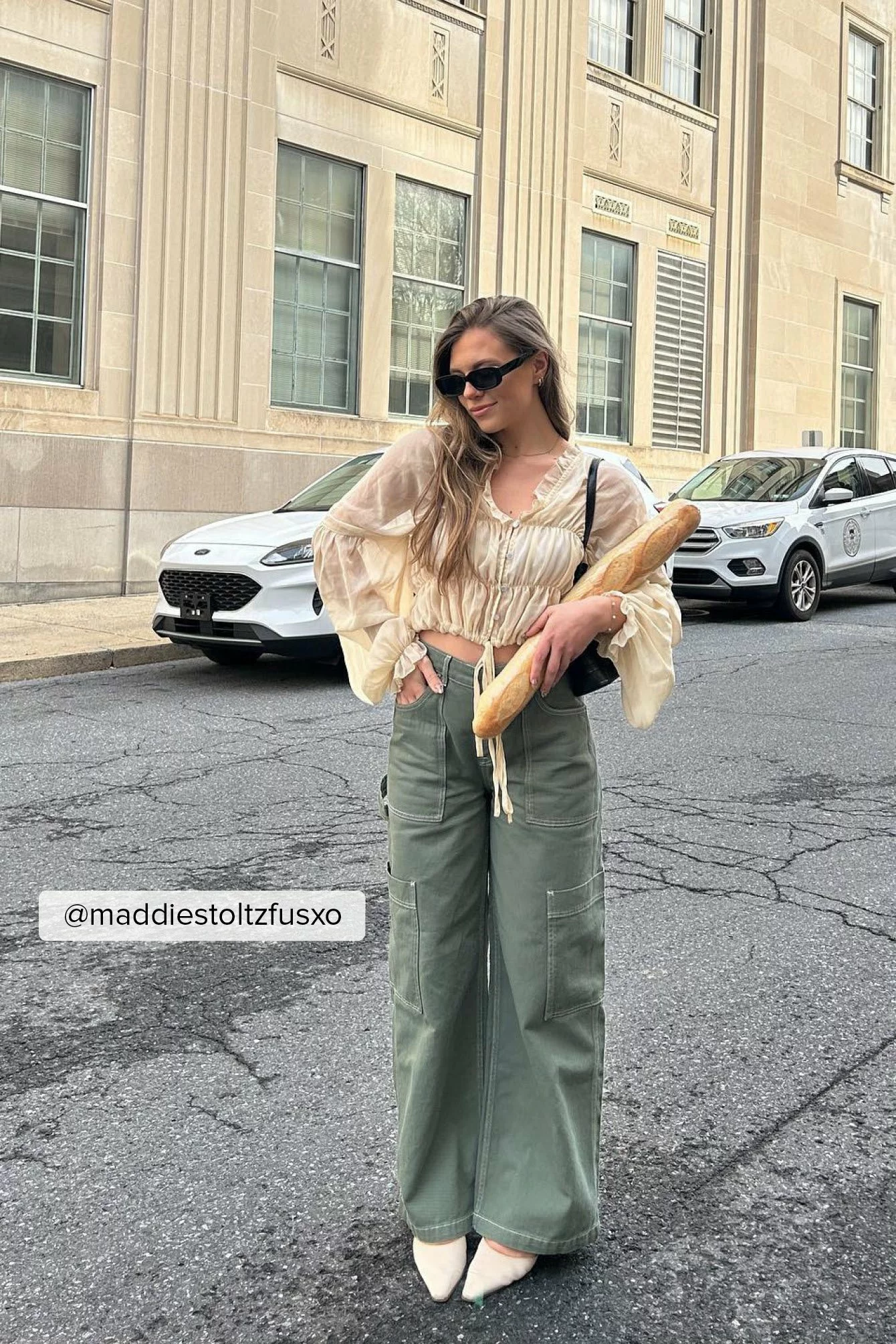 NA-KD Loose Cargo Denim - Image 5