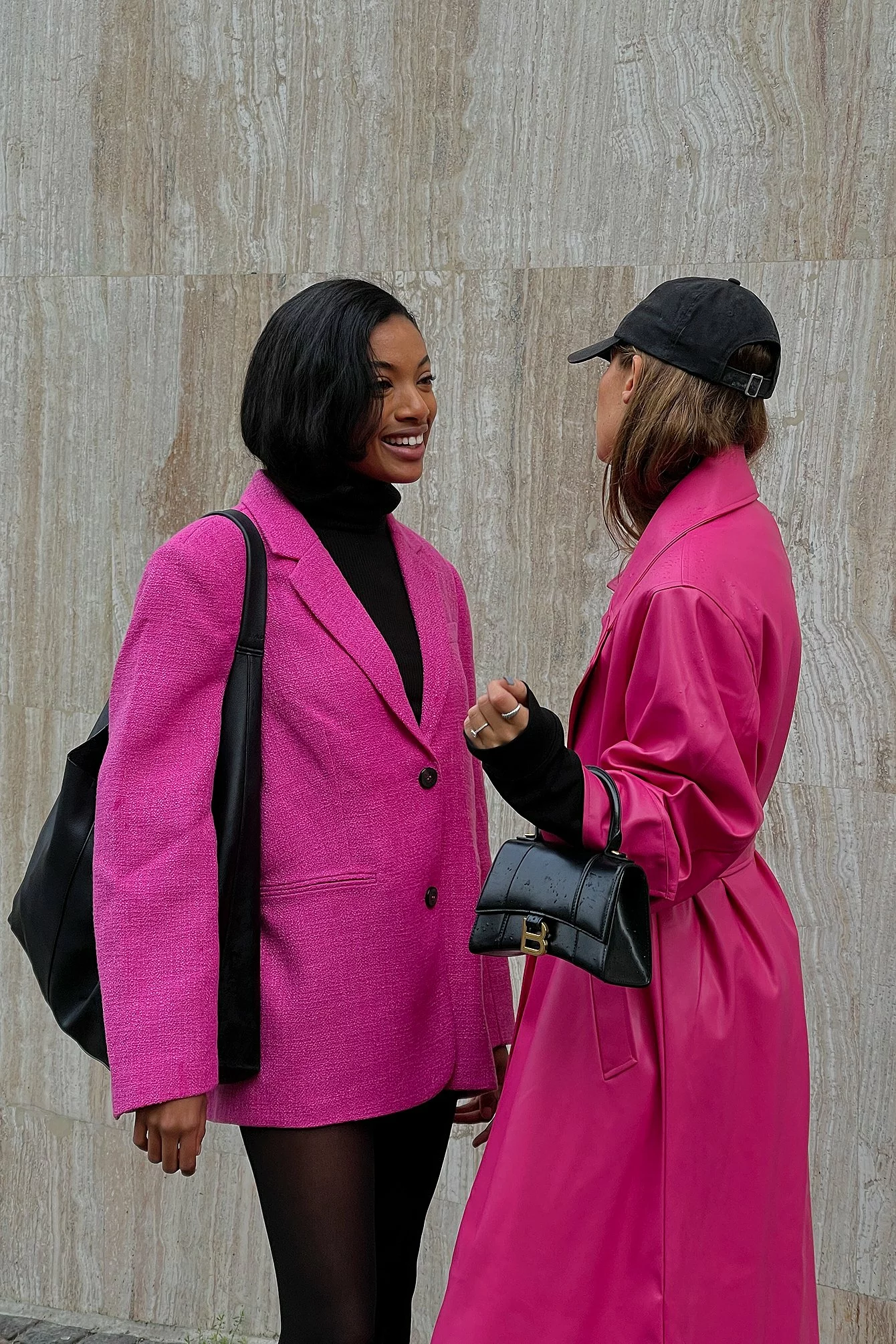 NA-KD Trend Padded Shoulder Pu Trench - Image 22