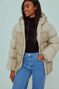 Handpicked X NA-KD Hood Puffer Jacket