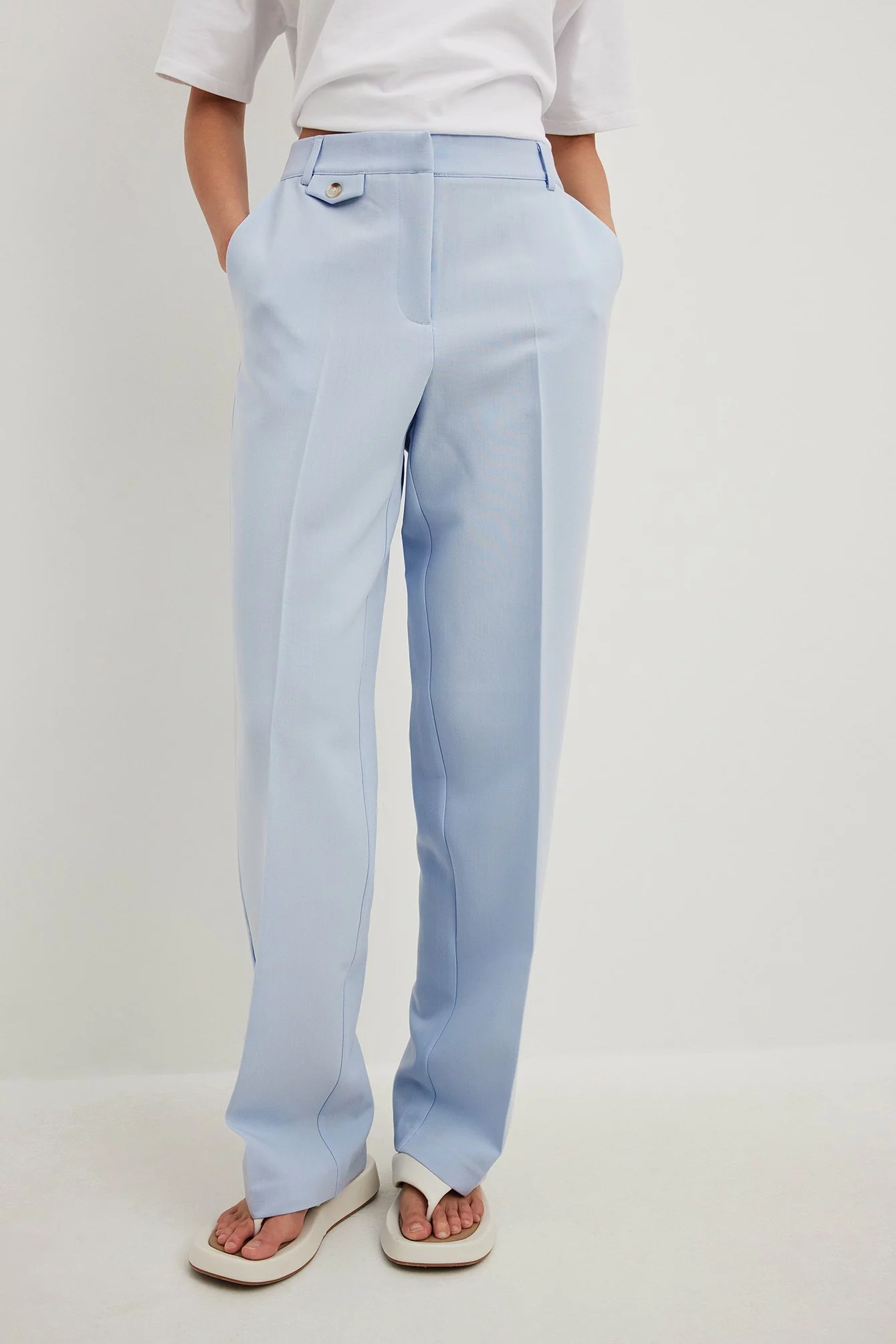NA-KD Classic Mid Waist Suit Pants - Image 7