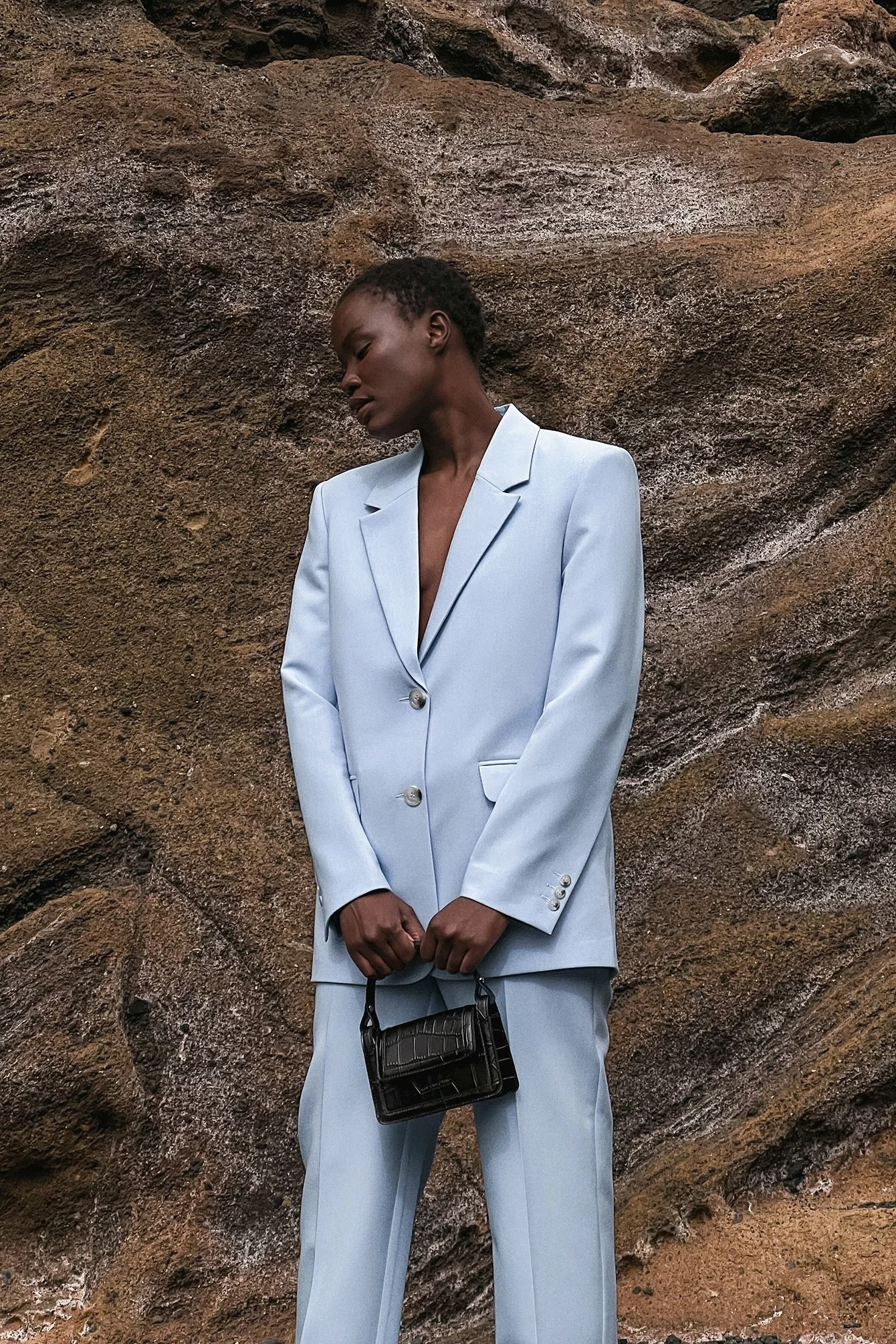 NA-KD Classic Mid Waist Suit Pants - Image 9