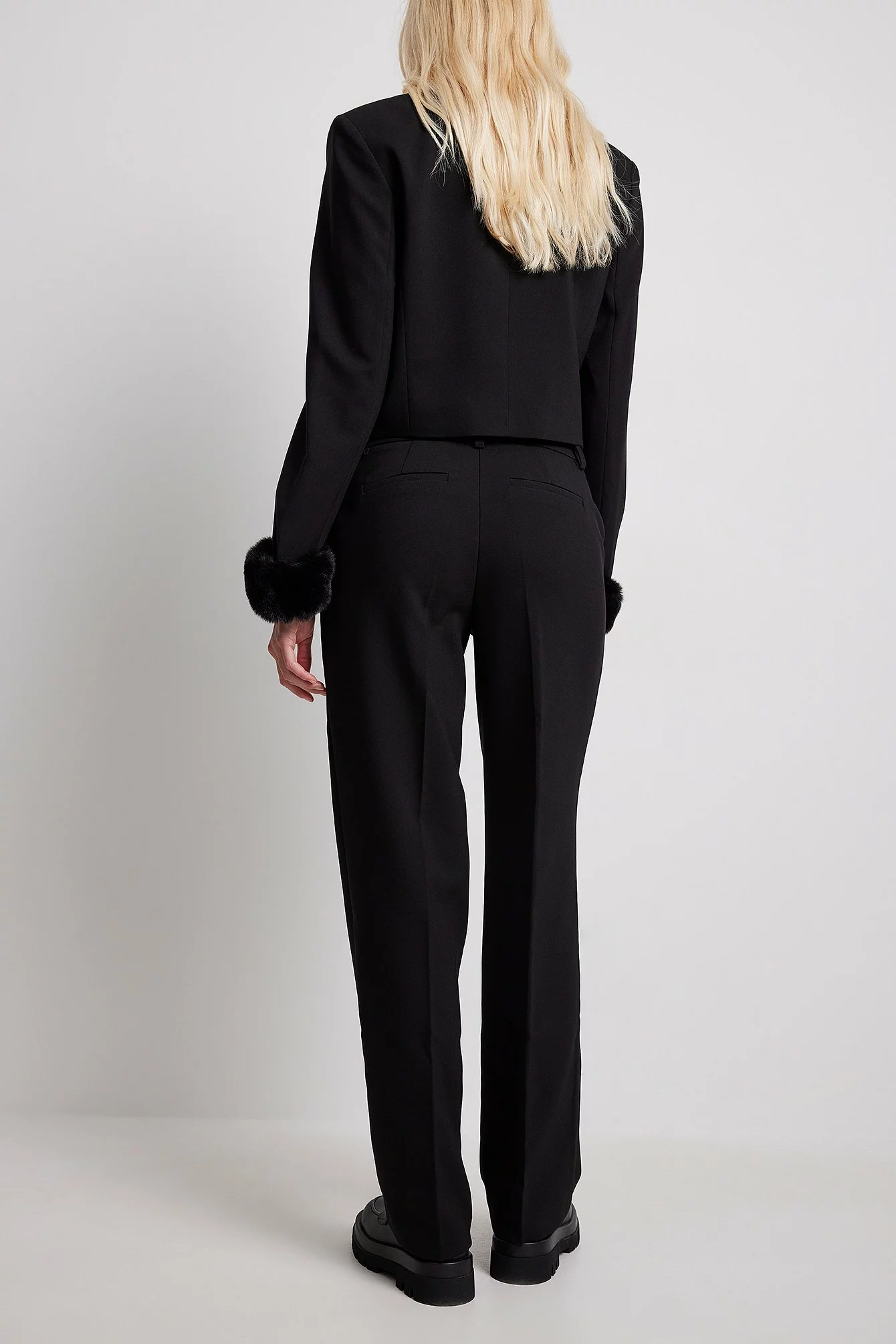 Moa Mattsson X NA-KD Mid Waist Suit Trousers - Image 7