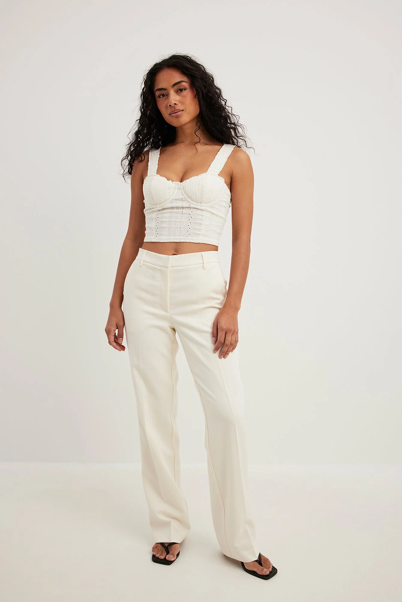 Moa Mattsson X NA-KD Mid Waist Suit Trousers