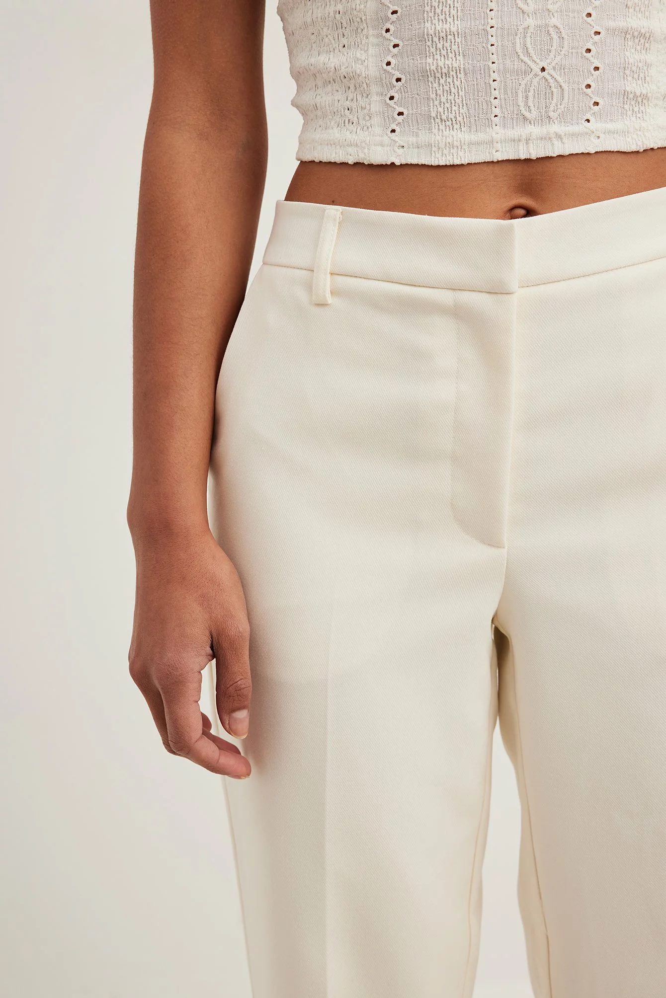 Moa Mattsson X NA-KD Mid Waist Suit Trousers - Image 4