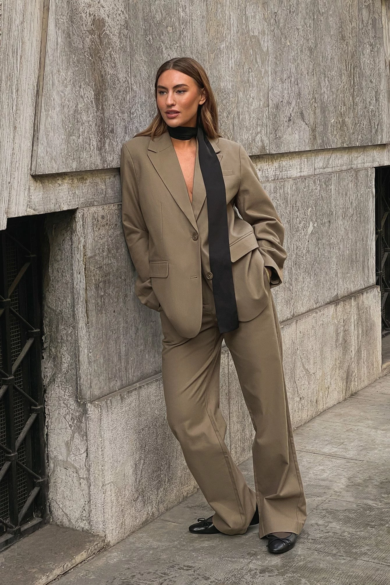 Sanna Jörnvik X NA-KD Mid Waist Suit Trousers - Image 9