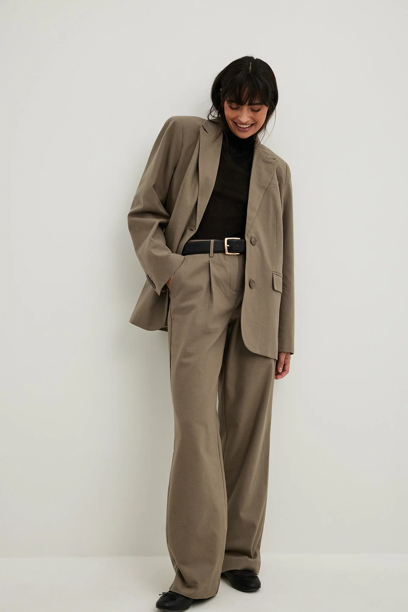 Sanna Jörnvik X NA-KD Mid Waist Suit Trousers - Image 10