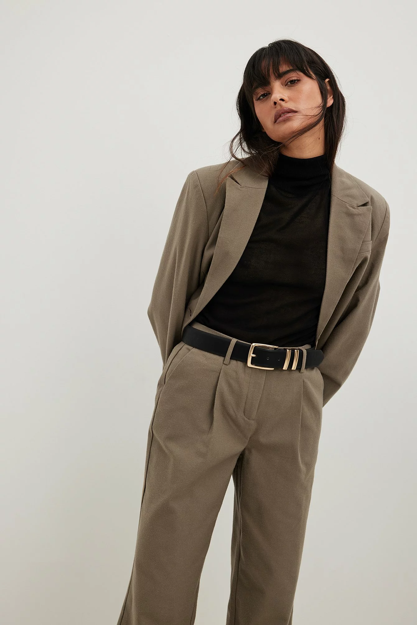 Sanna Jörnvik X NA-KD Mid Waist Suit Trousers - Image 12