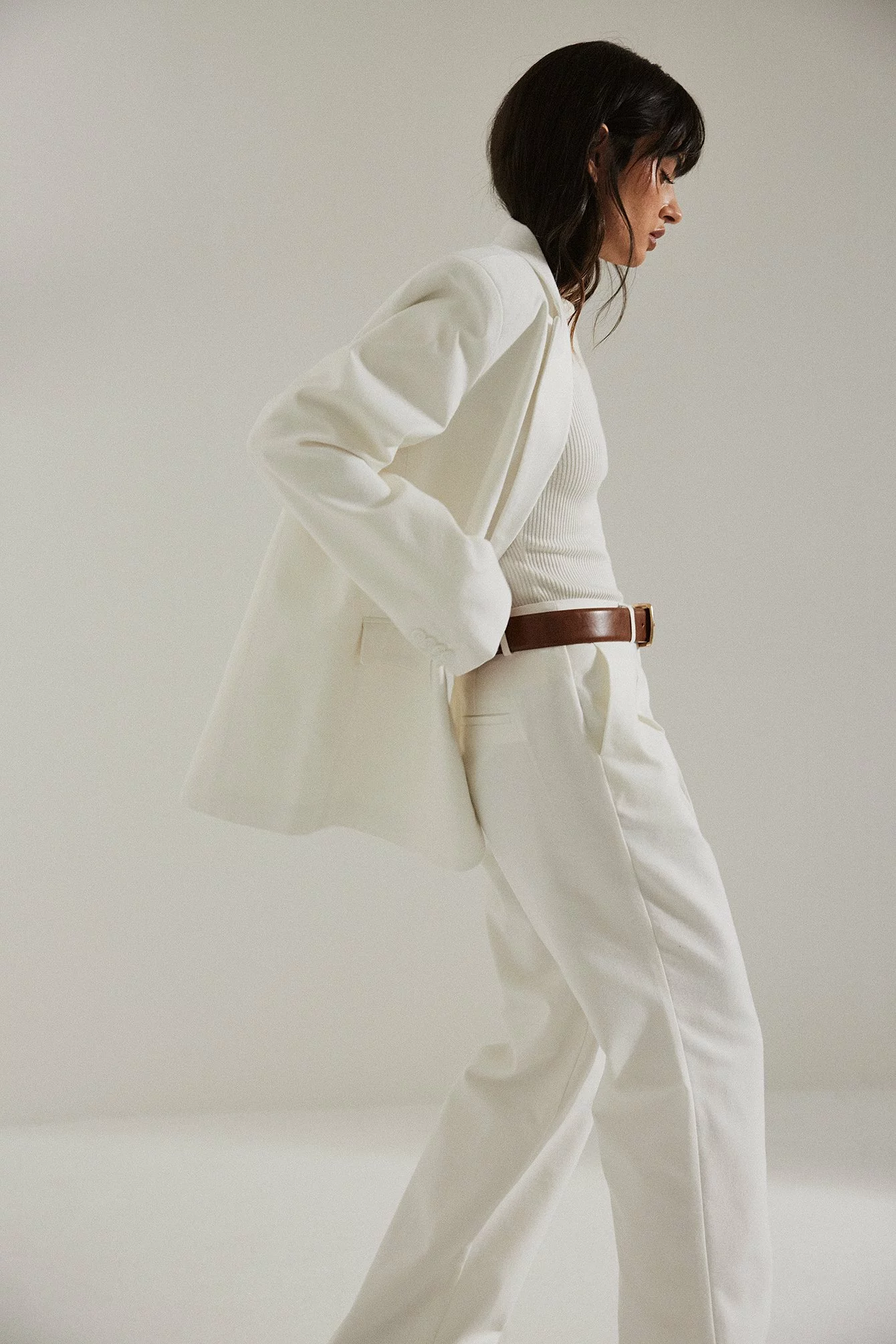 Sanna Jörnvik X NA-KD Mid Waist Suit Trousers - Image 6