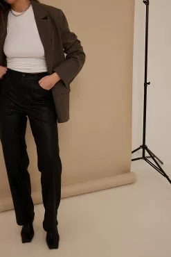 Mimi A.R X NA-KD Structured PU Pants