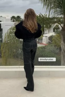 Lojsan Wallin X NA-KD Straight Fit PU Trousers