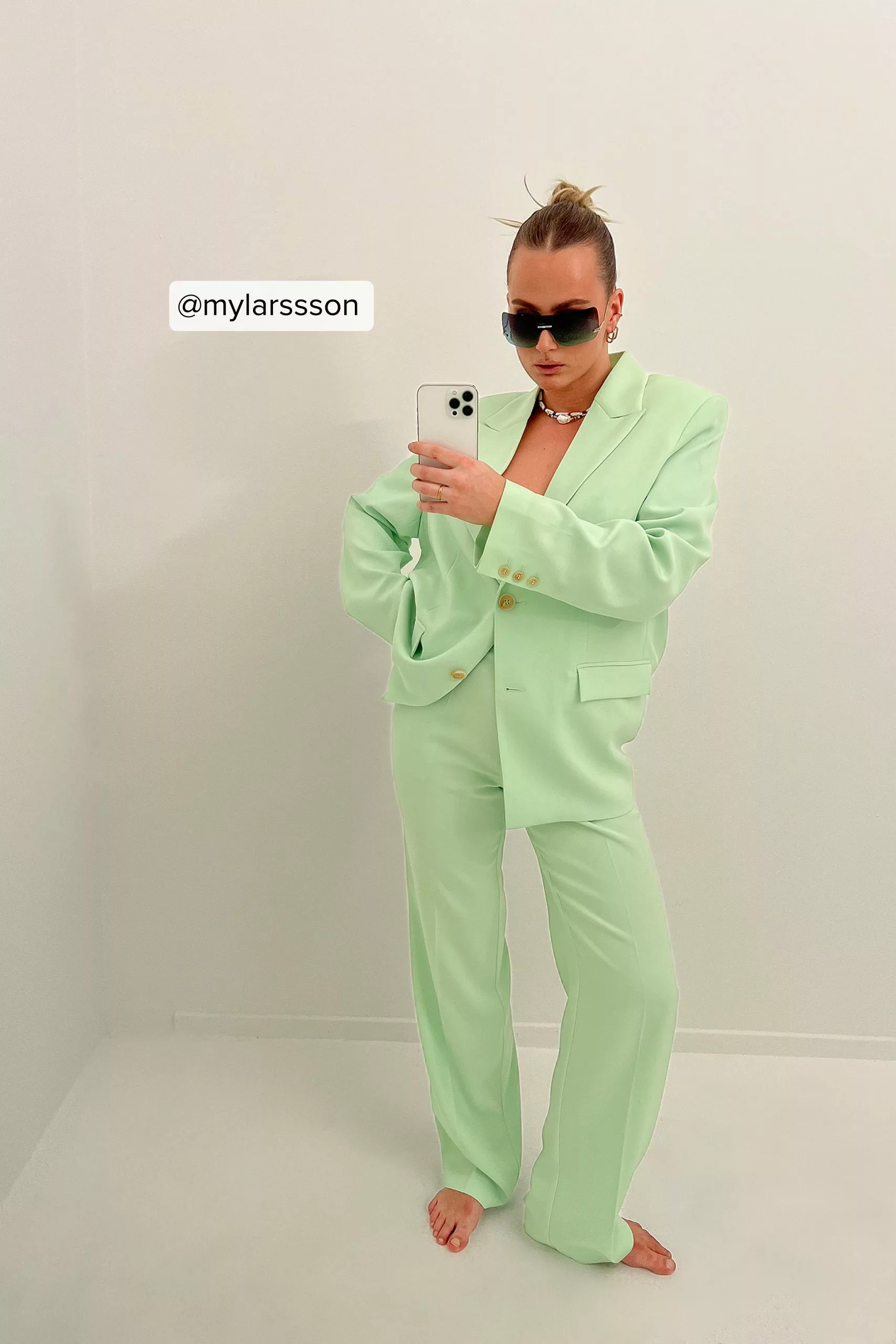 NA-KD Classic Recycled Tailored Suit Pants - Image 3