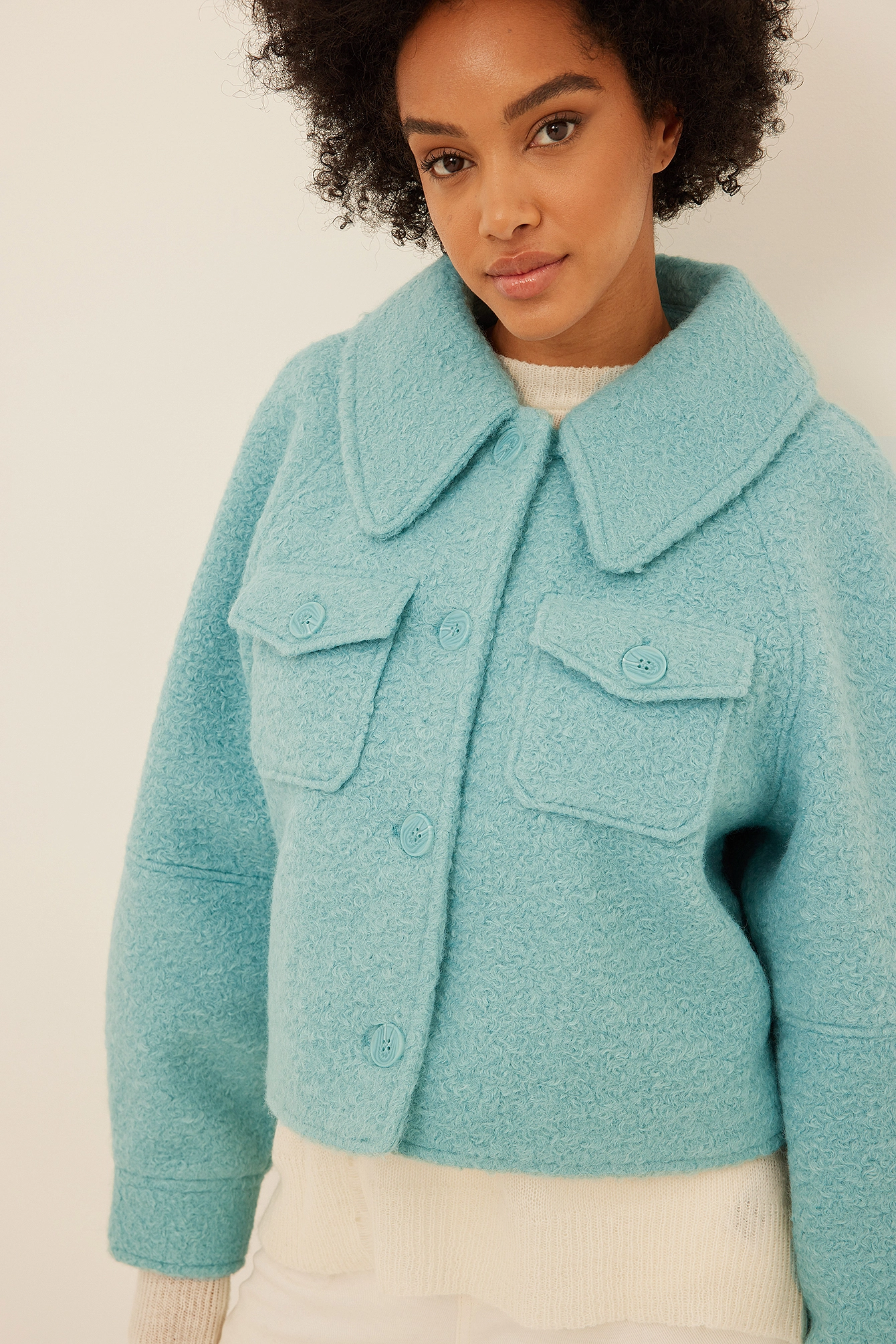 NA-KD Big Sleeve Chest Pocket Jacket - Image 4