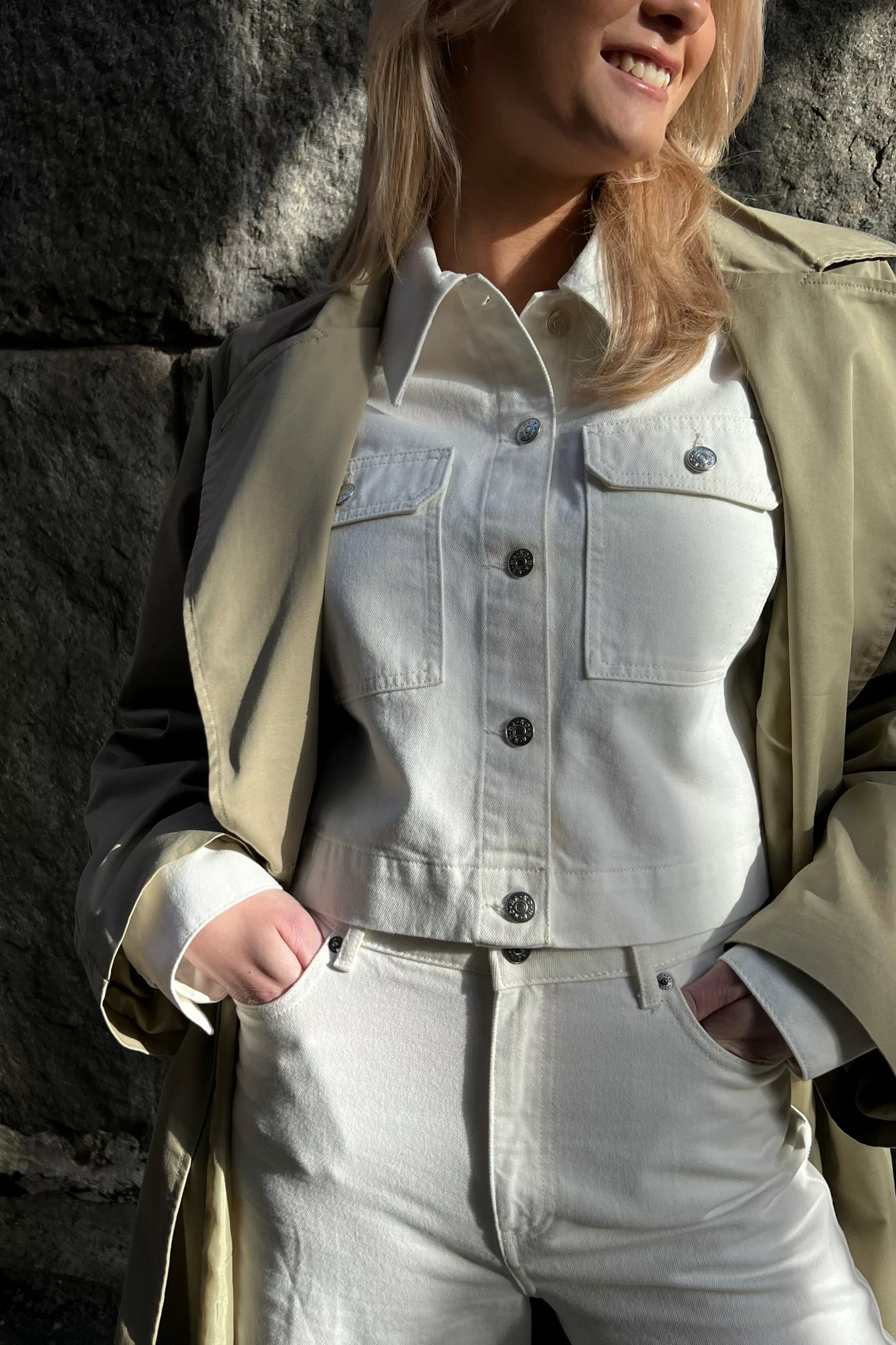 NA-KD Trend Front Pocket Denim Jacket - Image 8