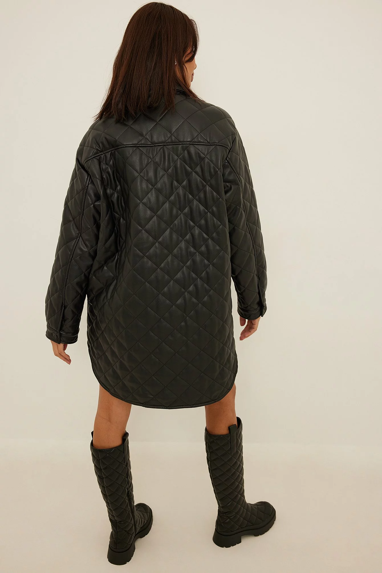 NA-KD Shoes Puffy Quilted Boots - Image 4