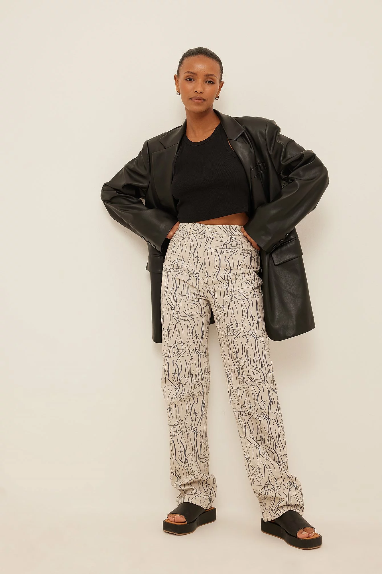 NA-KD Trend Straight Tall Denim