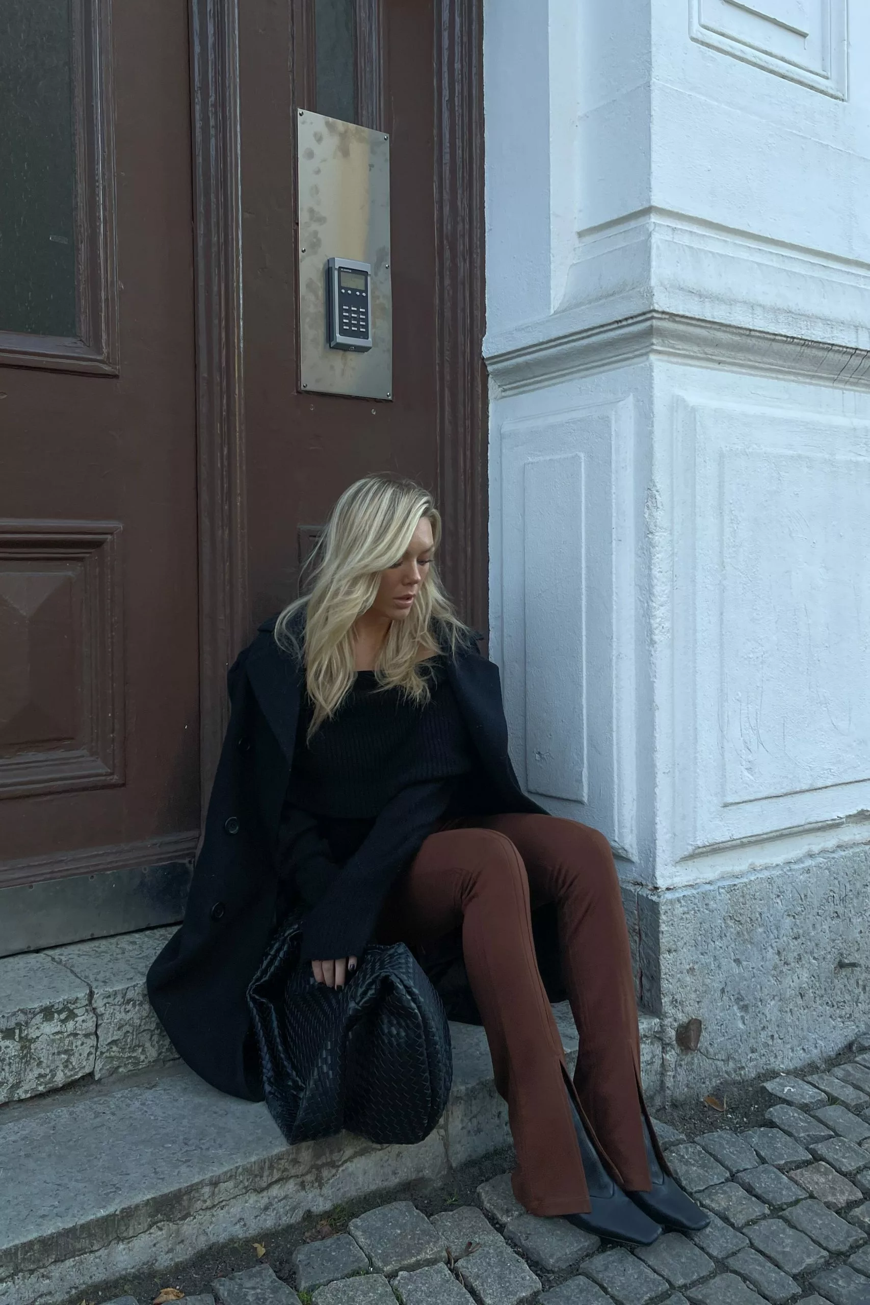 NA-KD Trend Front Slit Jersey Pants - Image 5