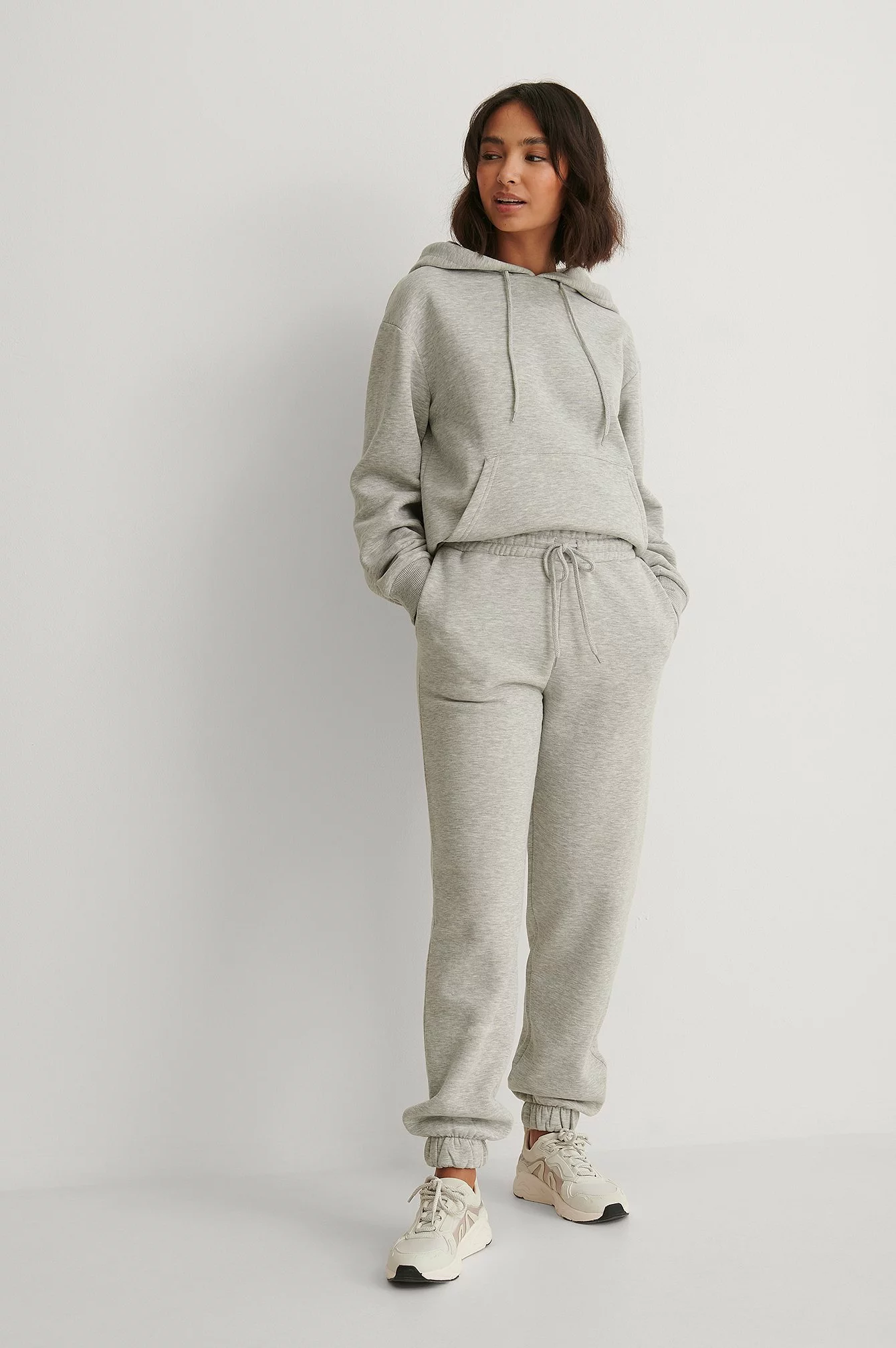 NA-KD Basic Brushed Drawstring Sweatpants - Image 28