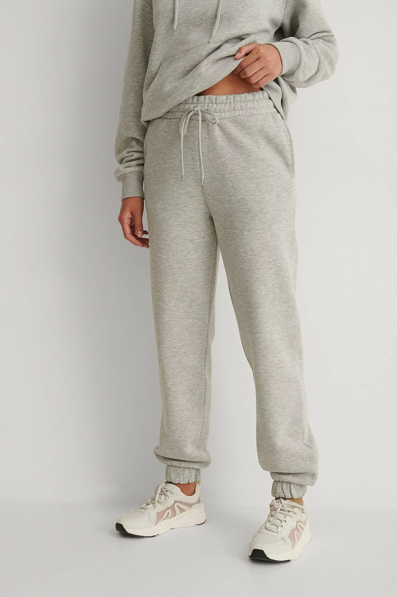 NA-KD Basic Brushed Drawstring Sweatpants - Image 30