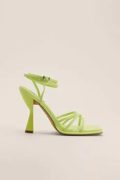 NA-KD Shoes Angular Strappy High Heels