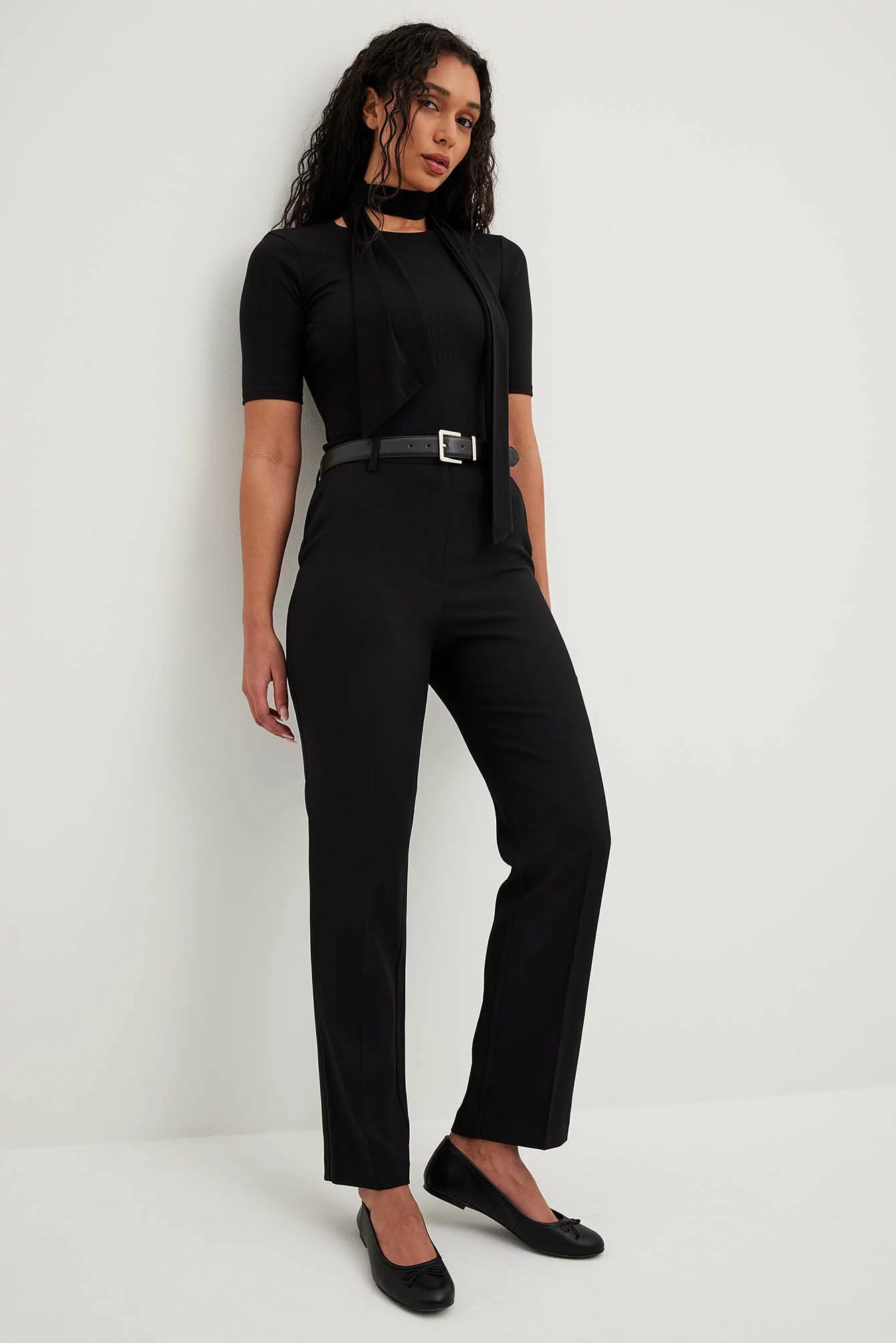 NA-KD Classic Ankle Length High Waist Suit Pants - Image 8