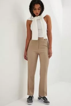 NA-KD Classic Ankle Length High Waist Suit Pants