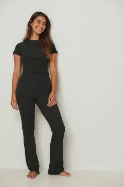 NA-KD Babylock Rib Pants