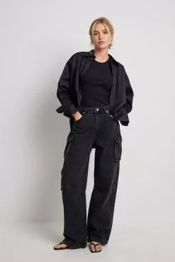 NA-KD Balloon Leg Cargo Pants