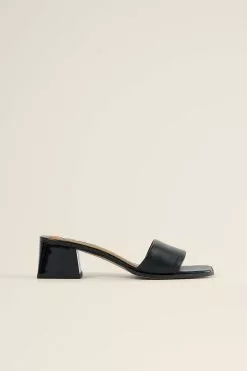 NA-KD Shoes Basic Block Heel Mules