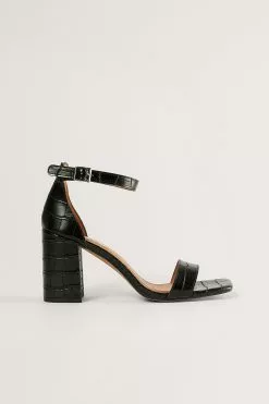 NA-KD Shoes Basic Block Heel Sandals