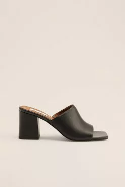 NA-KD Shoes Basic Leather Mules
