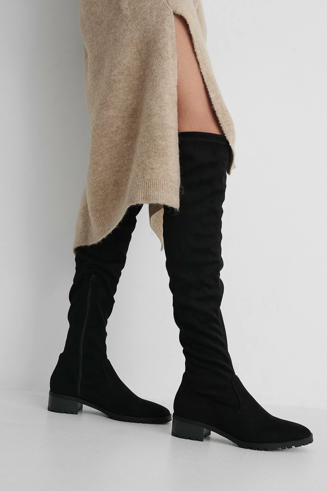 NA-KD Shoes Basic Profile Sole Overknees - Image 7