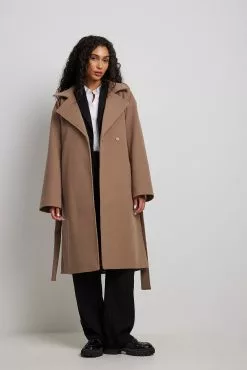NA-KD Belted Coat
