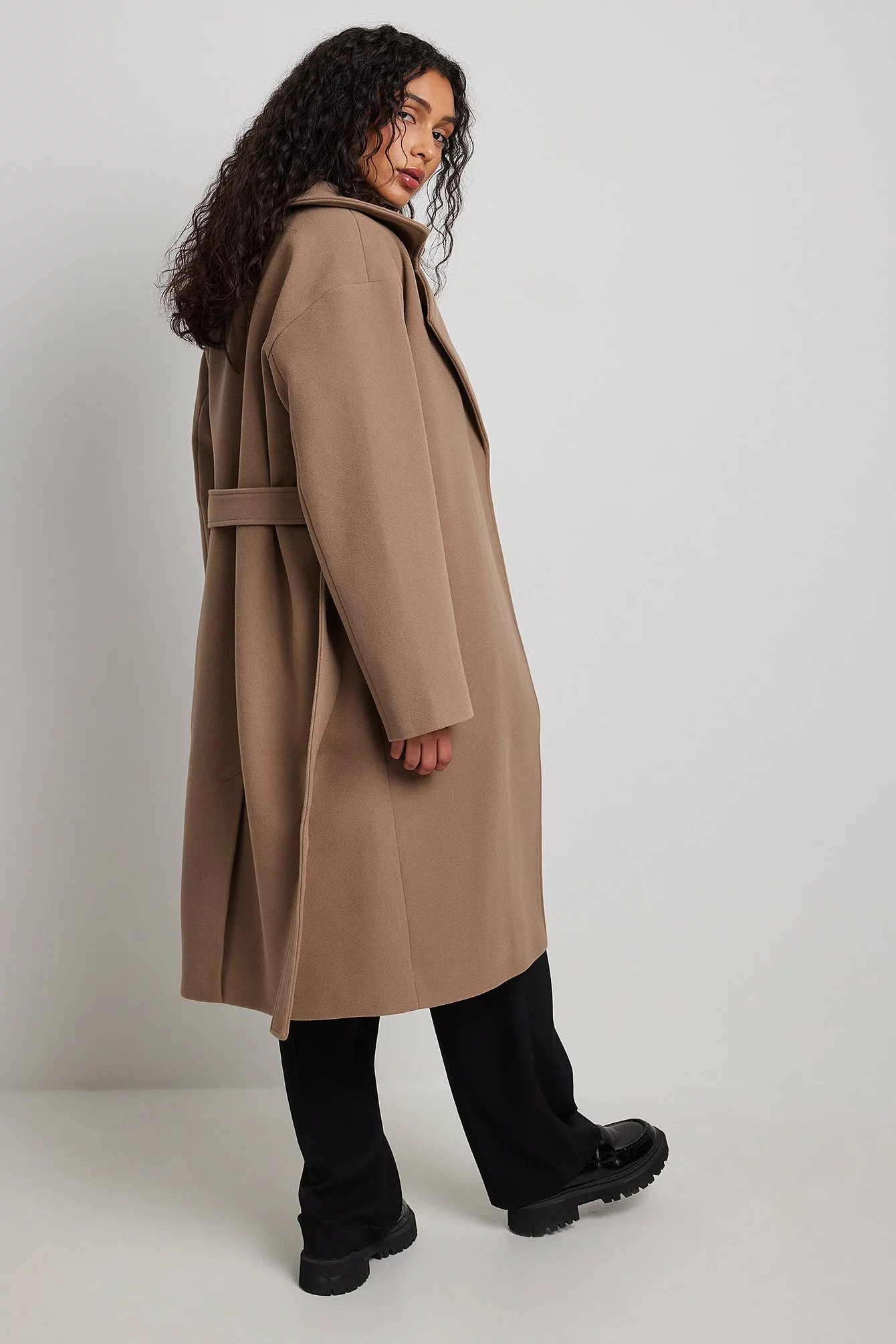 NA-KD Belted Coat - Image 2