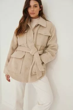 NA-KD Trend Belted Jacket