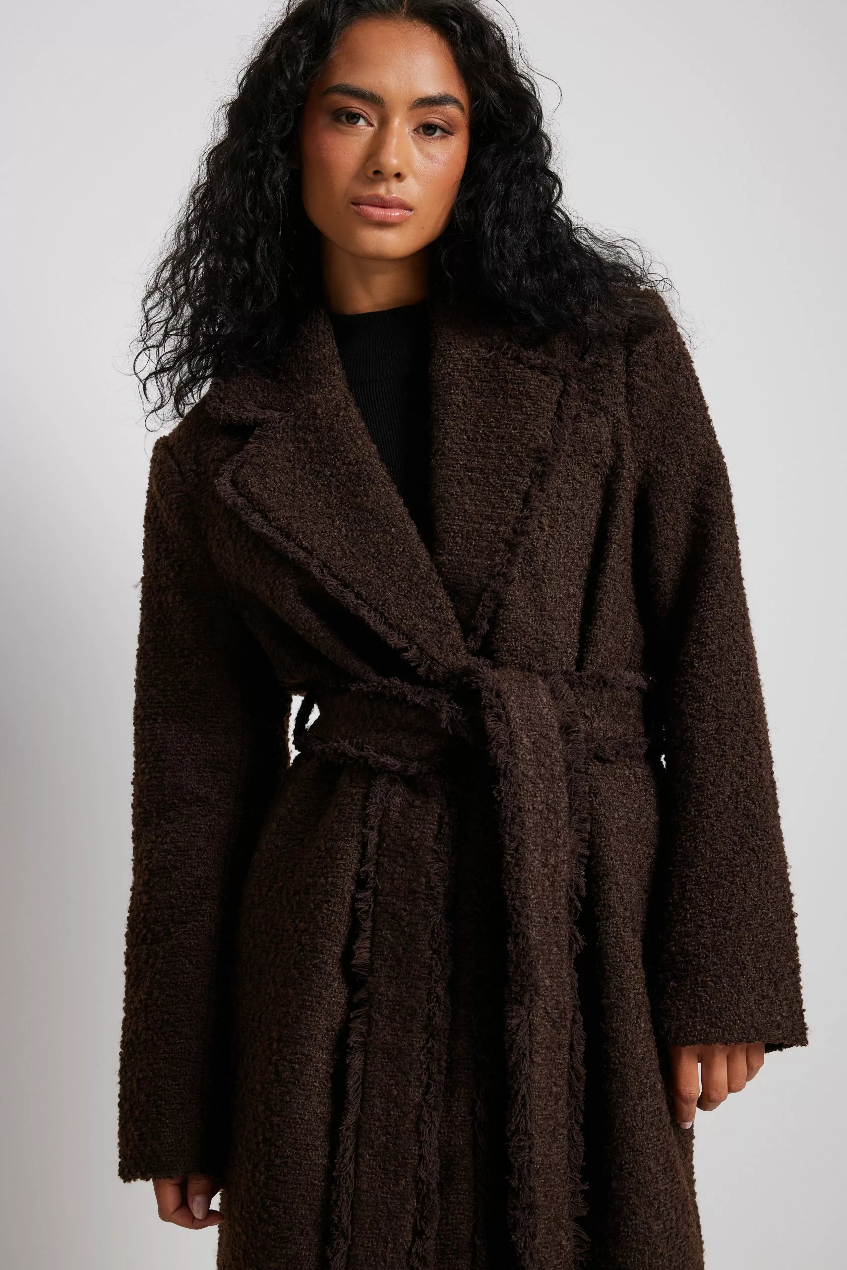 NA-KD Trend Belted Maxi Coat - Image 12