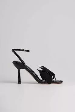 NA-KD Shoes Big Blossom Detail Heels