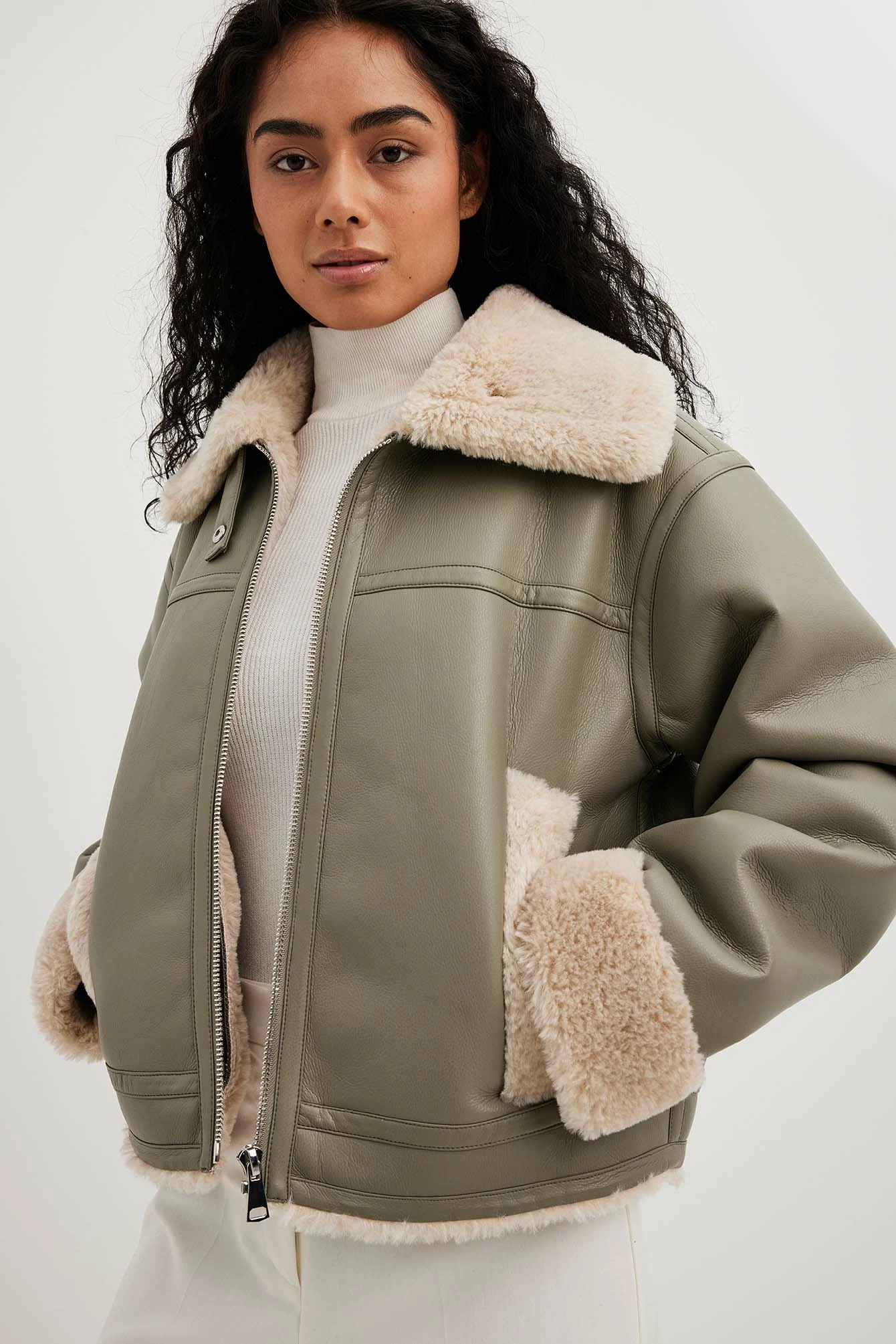 NA-KD Trend Classic Bonded Jacket - Image 9