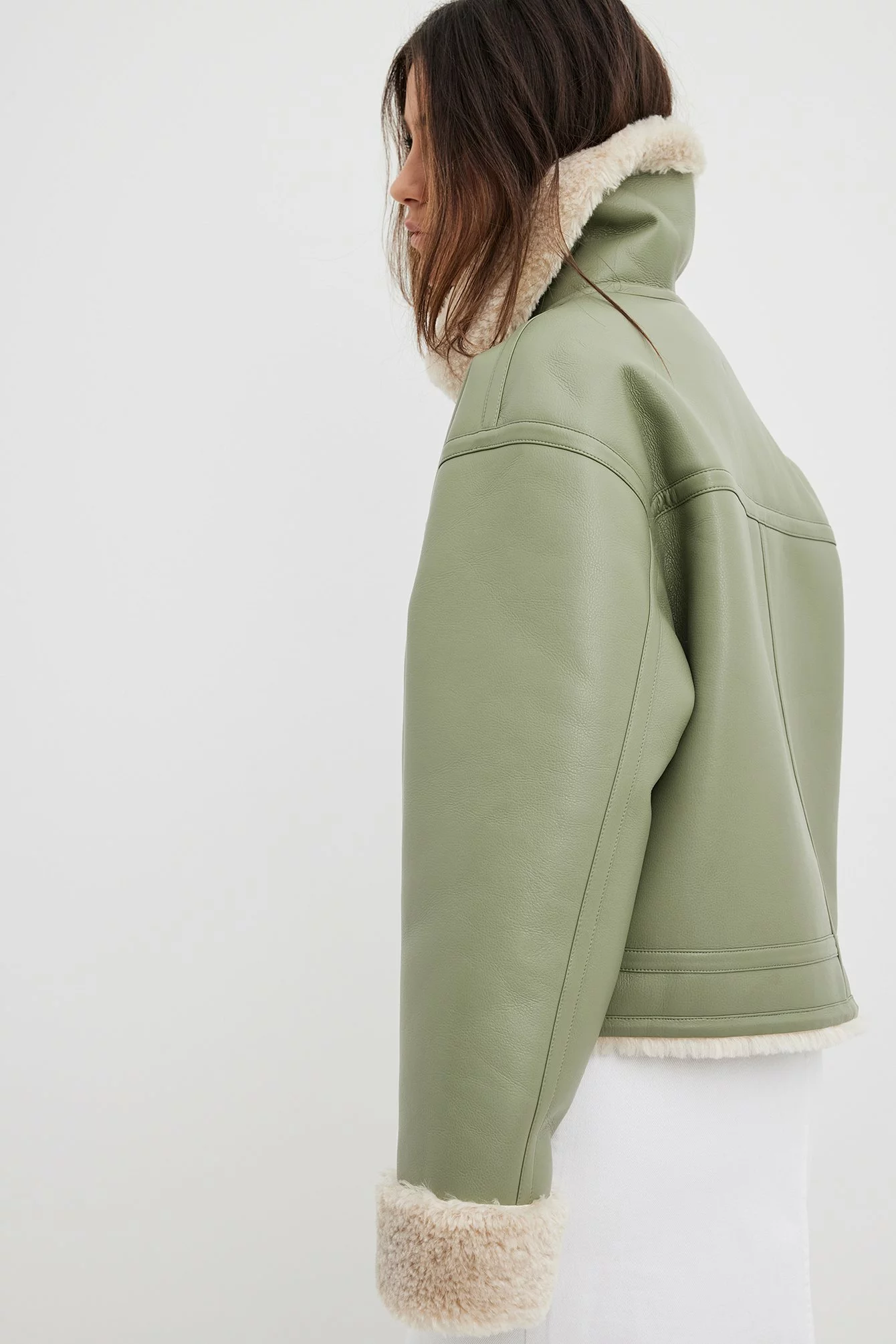 NA-KD Trend Classic Bonded Jacket - Image 14