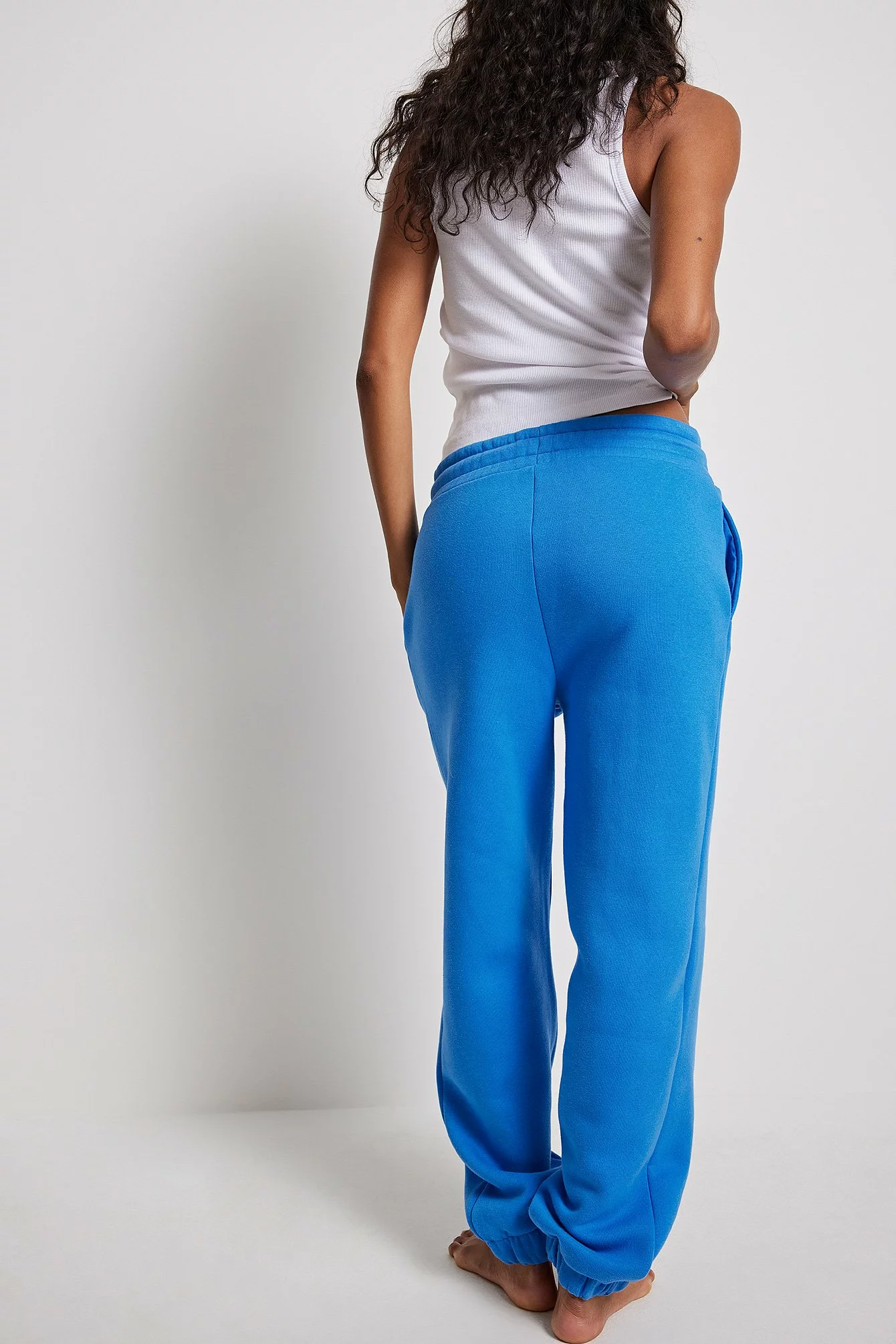 NA-KD Basic Brushed Drawstring Sweatpants - Image 17