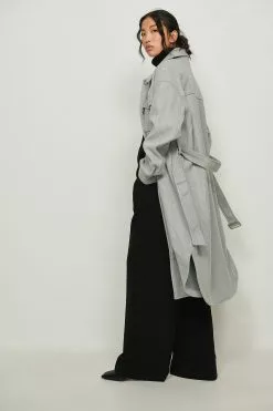 NA-KD Chest Pocket Belted Jacket