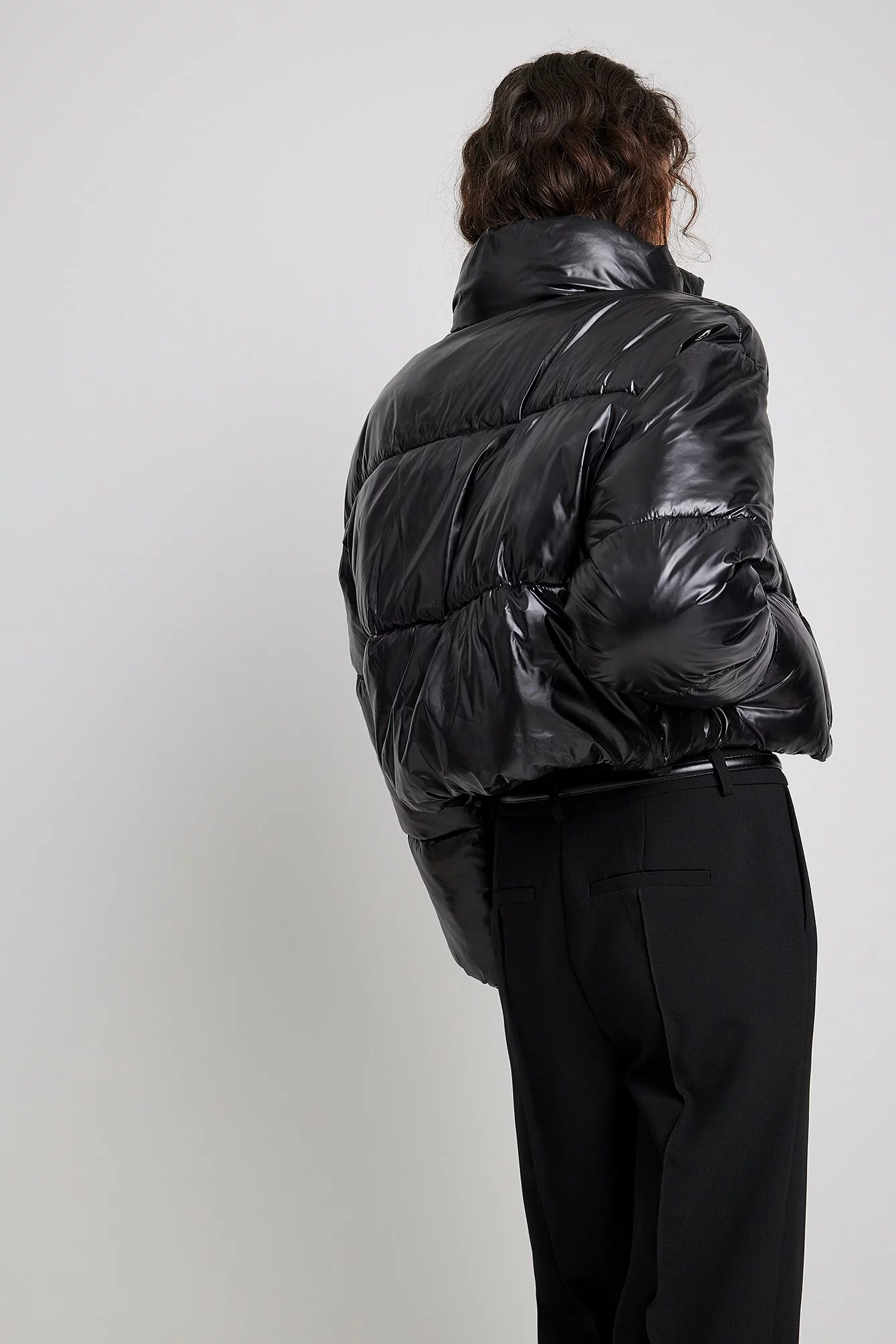 NA-KD Trend Cropped Padded Jacket - Image 8