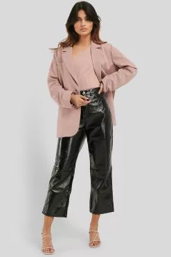 NA-KD Trend Cropped Patent Pants