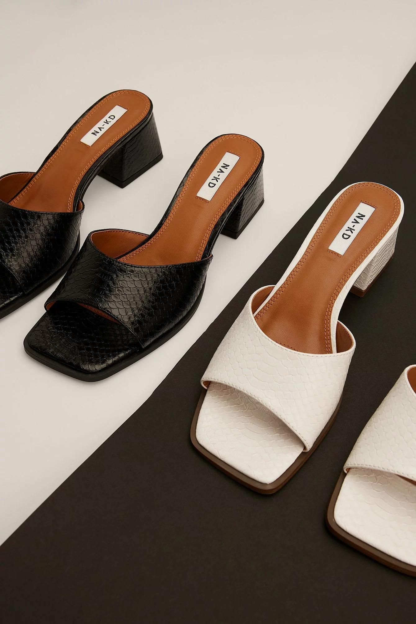 NA-KD Shoes Curved Strap Mules - Image 4