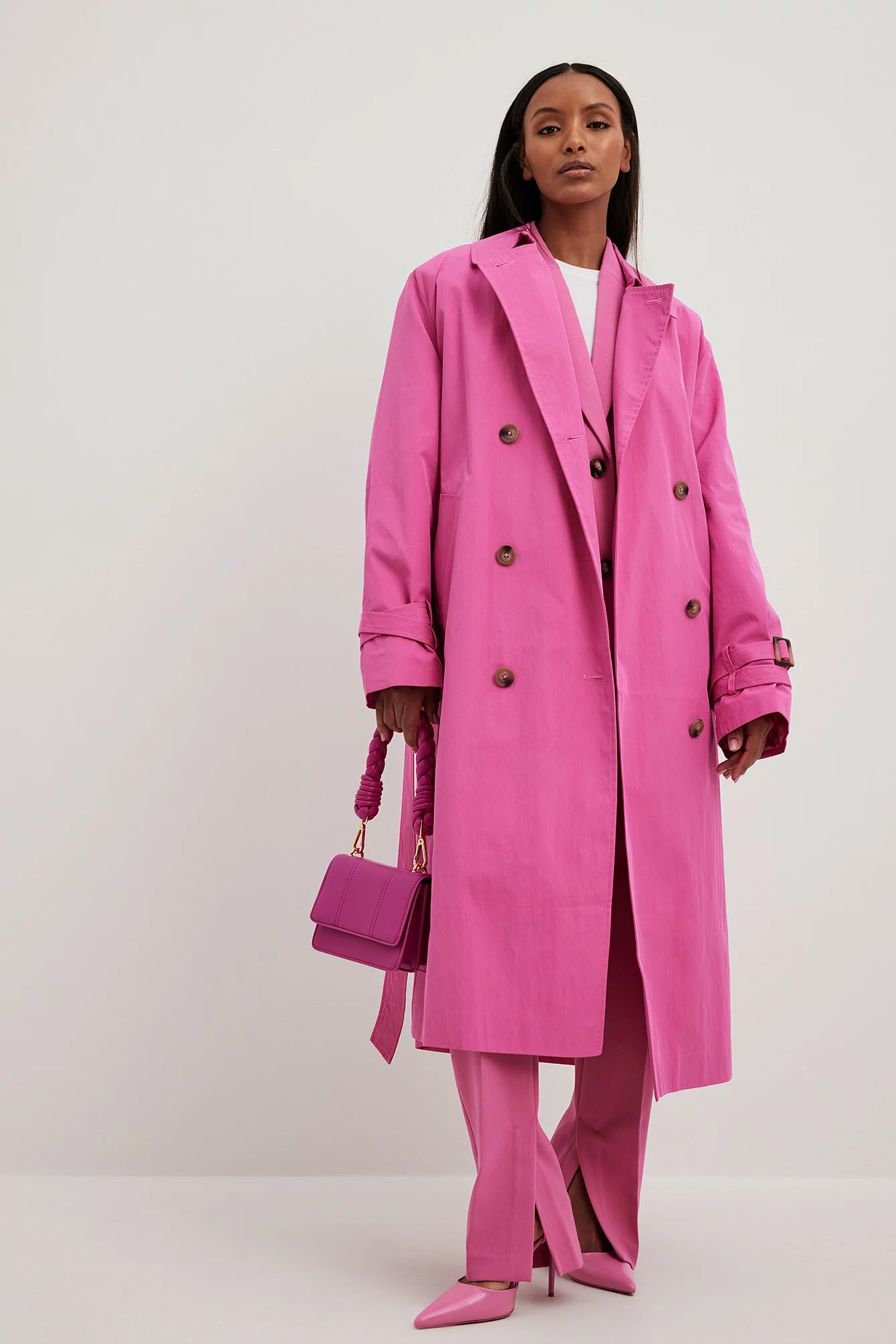 NA-KD Double Buttoned Trenchcoat - Image 12