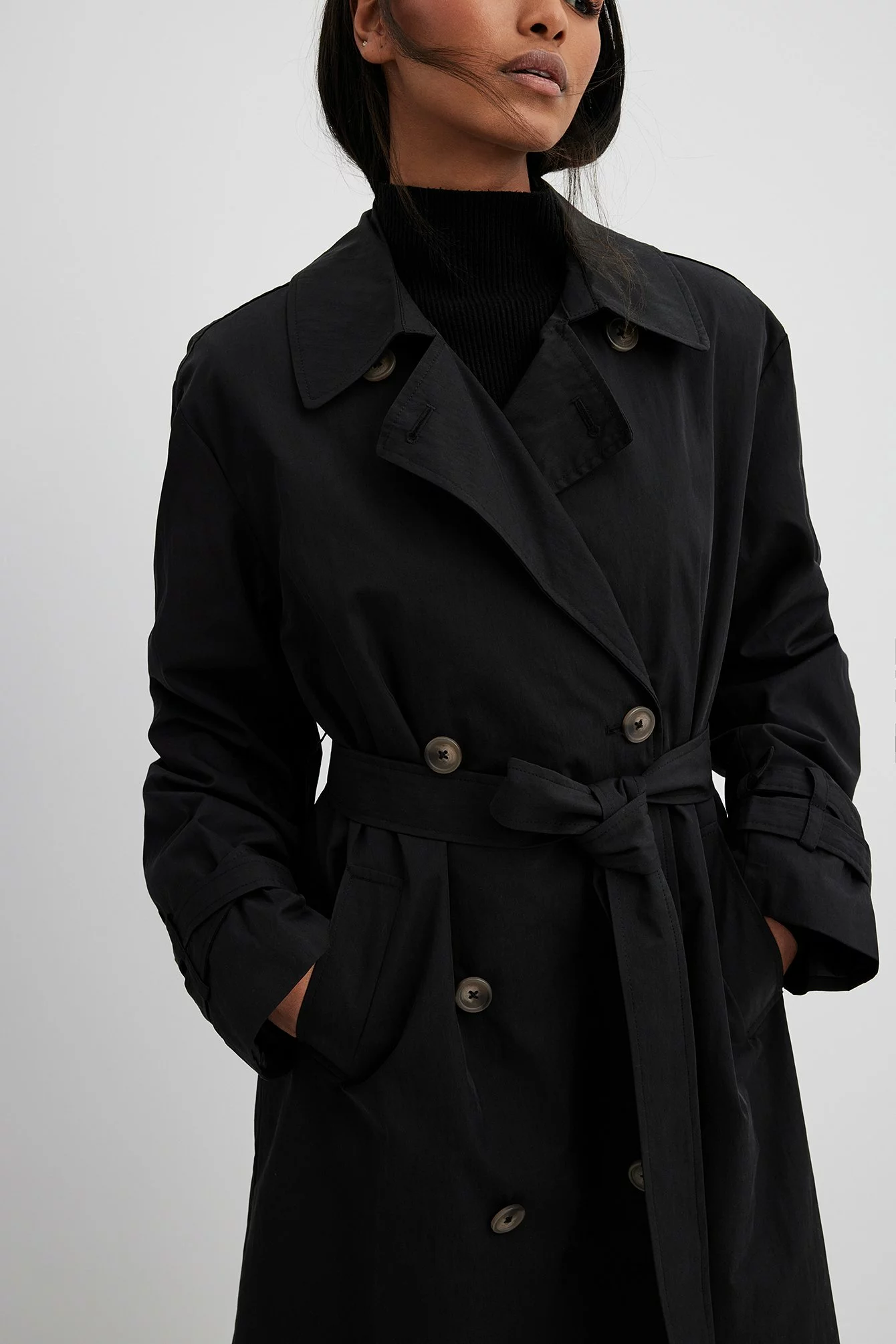 NA-KD Double Buttoned Trenchcoat - Image 2
