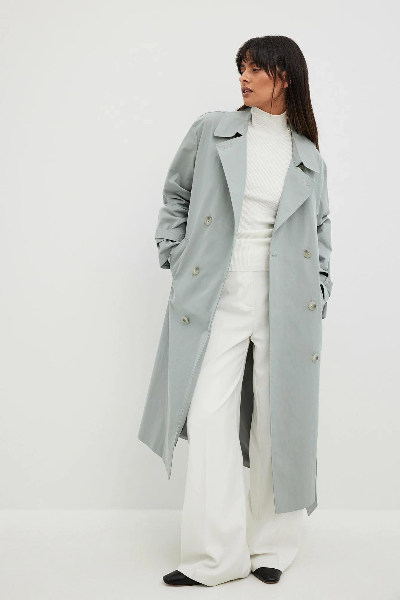 NA-KD Double Buttoned Trenchcoat - Image 16