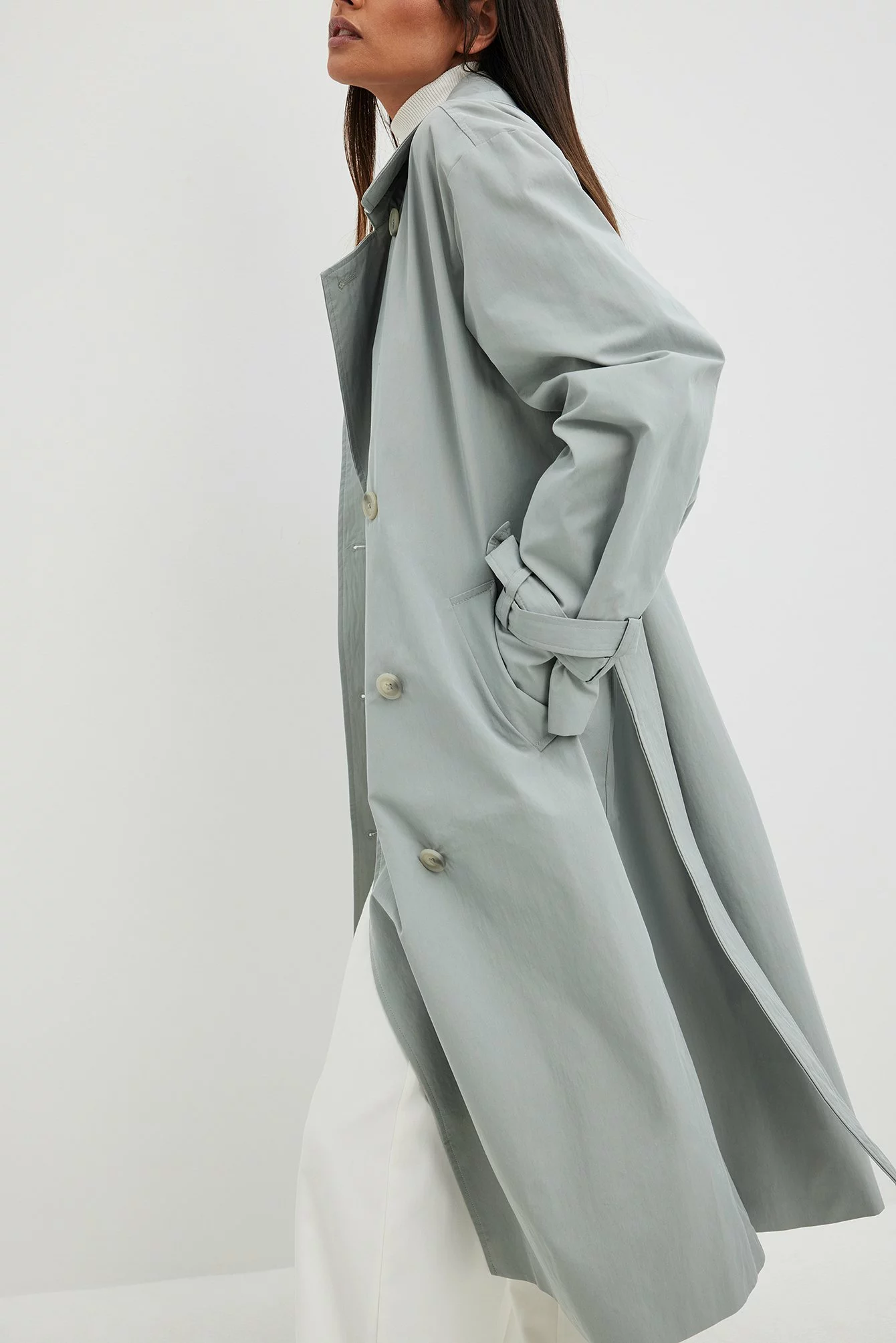 NA-KD Double Buttoned Trenchcoat - Image 18