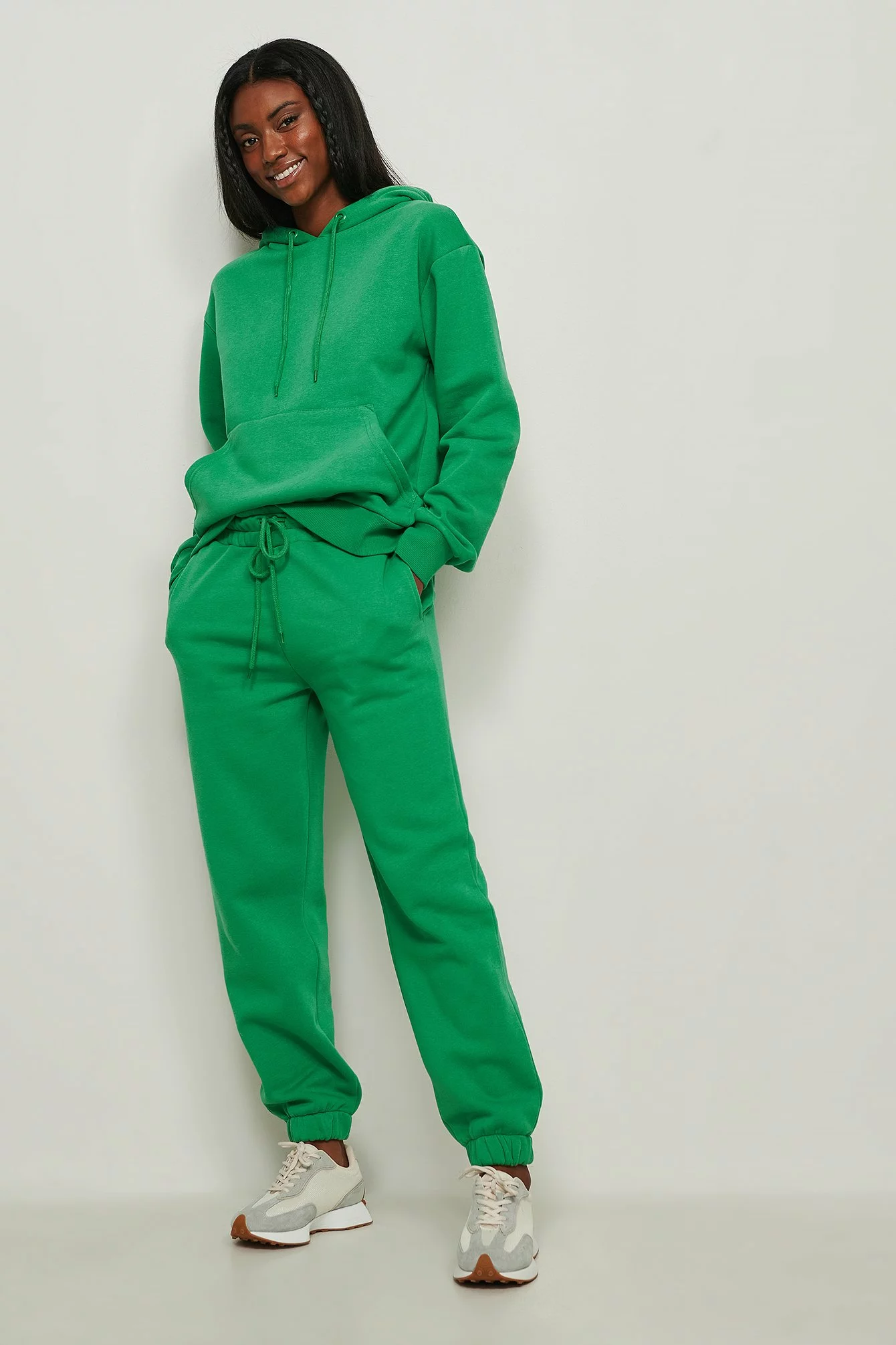 NA-KD Basic Brushed Drawstring Sweatpants - Image 32