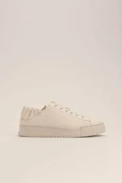 NA-KD Shoes Elastic Leather Tennis Trainers